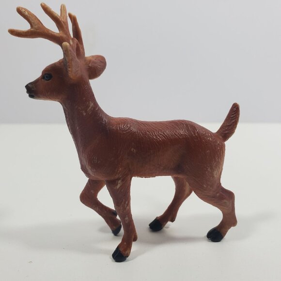 1998 Safari Ltd Stag And Doe Deer Lot Vintage Figures - Picture 16 of 16